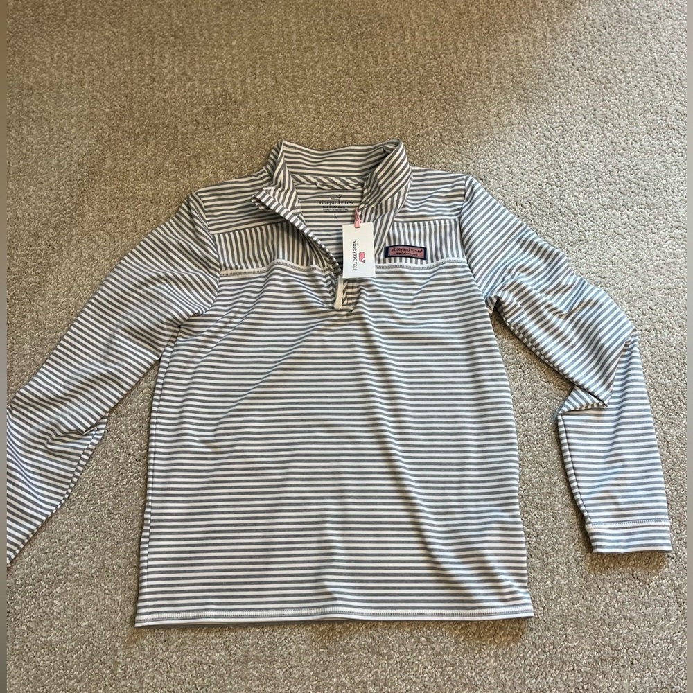 Vineyard vines striped pullover size L (14) in youth
